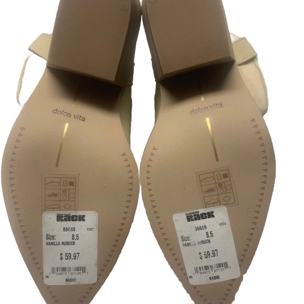 Dolce Vita NWT Vanilla Nubuck booties Sz 8.5 - Picture 2 of 10